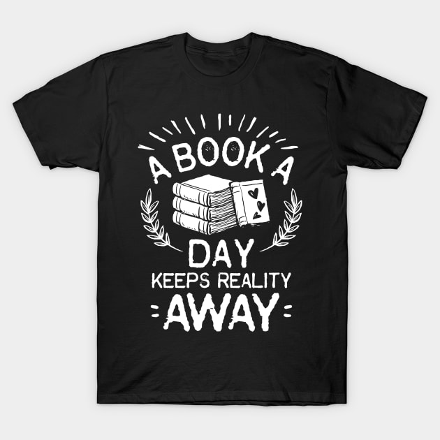 Reader Reading Book Books Librarian Library Gift T-Shirt by Krautshirts